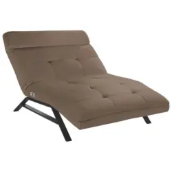 Relaxliege in Echtleder Braun