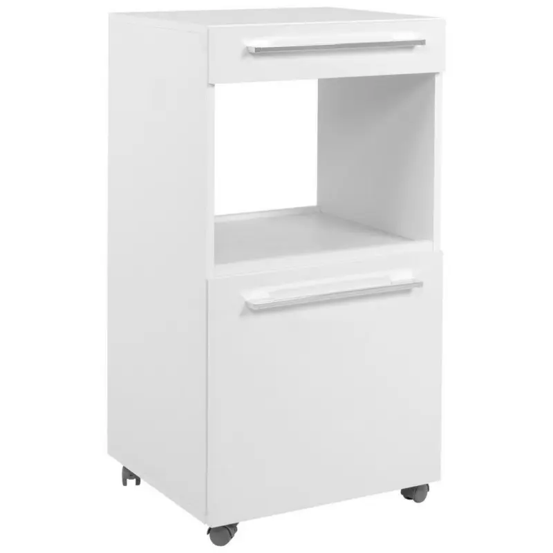 Servierwagen in Wei&szlig;