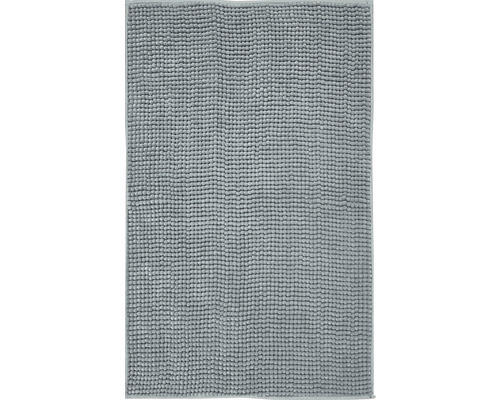 Badteppich Form & Style Chenille 80x50 cm grau