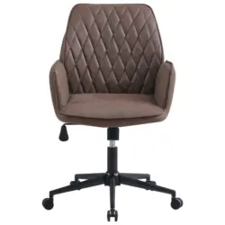 Drehstuhl in Mikrofaser Taupe