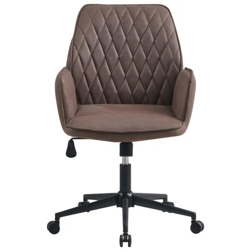 Drehstuhl in Mikrofaser Taupe