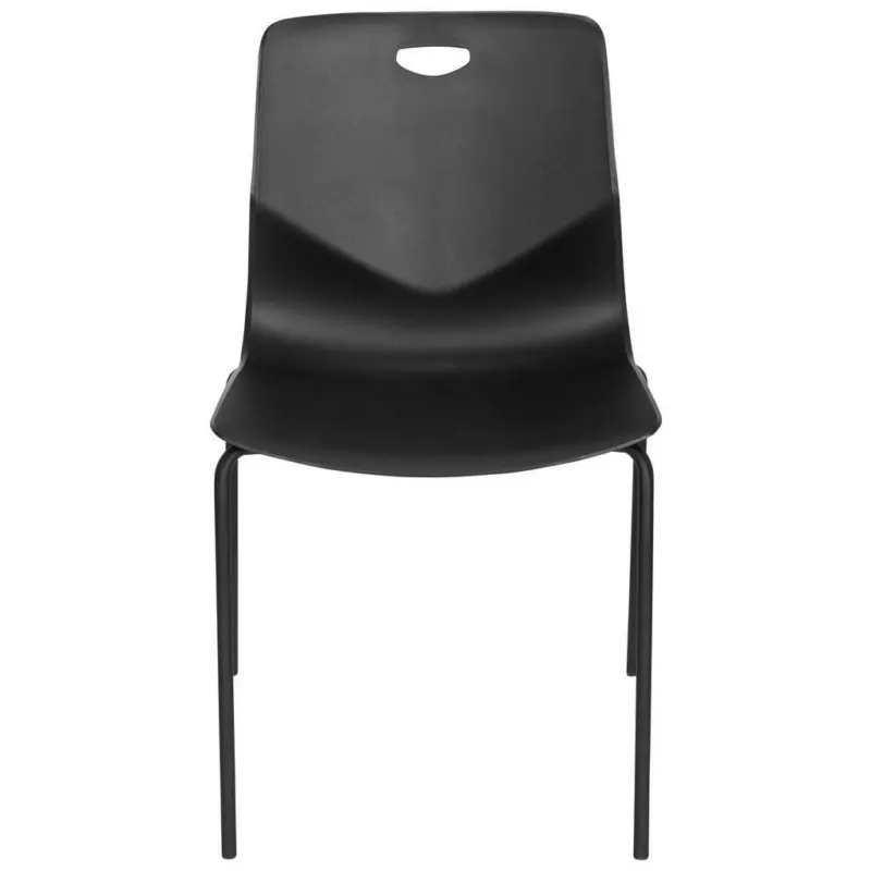 Besucherstuhl in Schwarz