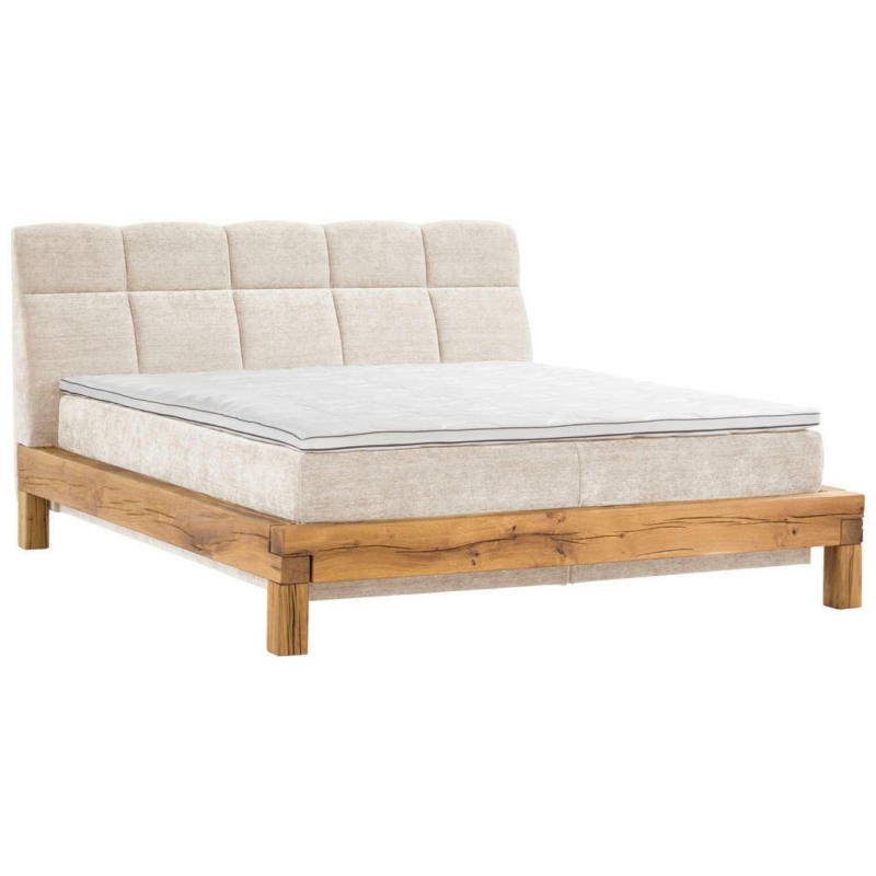 Boxspringbett 160/200 cm in Beige