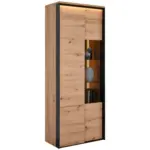 XXXLutz Lauterach - Ihr Möbelhaus bei Bregenz Vitrine in Schwarz, Eiche Artisan