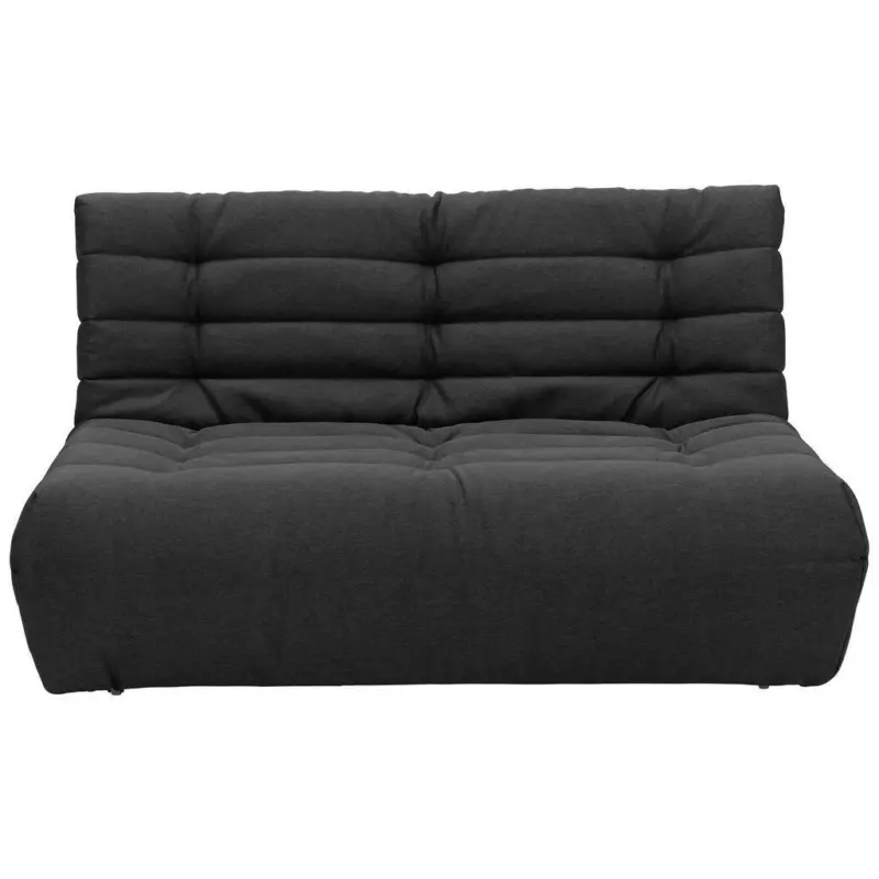 Schlafsofa in Flachgewebe Graphitfarben