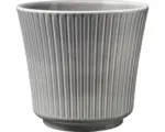 Hornbach Blumentopf Pflanztopf Soendgen Keramik Ton 16 x 16 x 14 cm grau