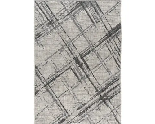 Teppich Outdoor Geo grau 160x230 cm