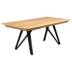 Esstisch in Holz, Metall 160/90/75 cm