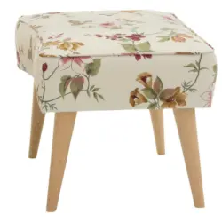 Hocker in Textil Multicolor