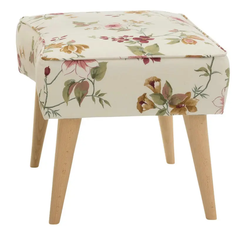 Hocker in Textil Multicolor