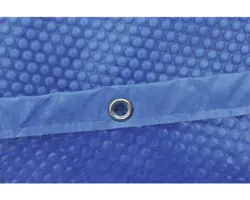 Sommerabdeckplane für Holzpool Vanille 2 rund Ø 337 cm blau