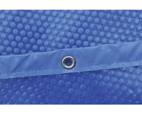 Sommerabdeckplane für Holzpool Vanille 2 rund Ø 337 cm blau