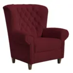 XXXLutz Lauterach - Ihr Möbelhaus bei Bregenz Chesterfield-Sessel in Mikrofaser Dunkelrot