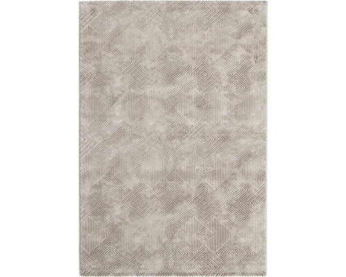 Designerteppich karo beige 80X150 cm