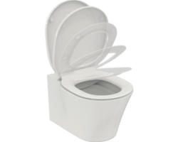 Wand-WC Set Ideal Standard Connect Air Tiefspüler ohne Spülrand weiß mit WC-Sitz E248201