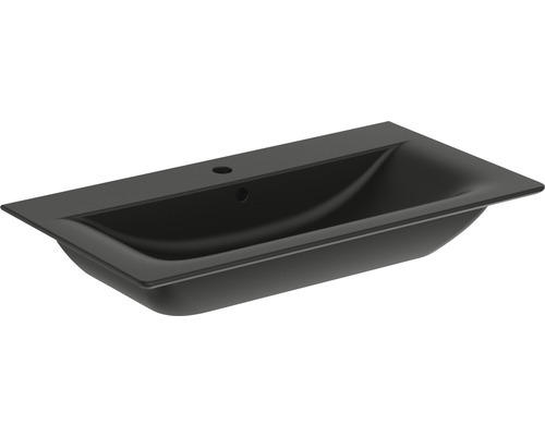 Möbelwaschtisch Ideal Standard Connect Air 84 cm x 46 cm schwarz matt ohne Beschichtung