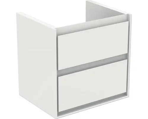 Waschbeckenunterschrank Ideal Standard Connect Air 40,9x51,7x53 cm ohne Waschbecken weiß glänzend
