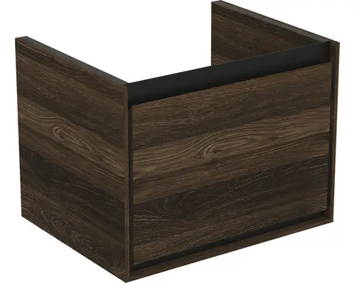 Waschbeckenunterschrank Ideal Standard Connect Air 40,9x40x53 cm ohne Waschbecken nuss schwarz