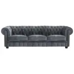 XXXLutz Lauterach - Ihr Möbelhaus bei Bregenz Chesterfield-Sofa in Mikrofaser Grau
