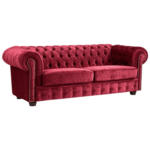 XXXLutz Wels - Ihr Möbelhaus in Wels Chesterfield-Sofa in Mikrofaser Rot