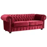 XXXLutz Lauterach - Ihr Möbelhaus bei Bregenz Chesterfield-Sofa in Mikrofaser Rot