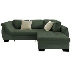 Ecksofa in Kord Gr&uuml;n