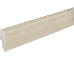 Sockelleiste PVC KU048L Kiefer weiß 15x38,5x2400 mm