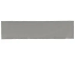 Steingut Wandfliese Artisan 7,5x30,0 cm grau glänzend