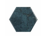 Hornbach Steingut Dekorfliese Alma 15,0x15,0 cm blau glänzend
