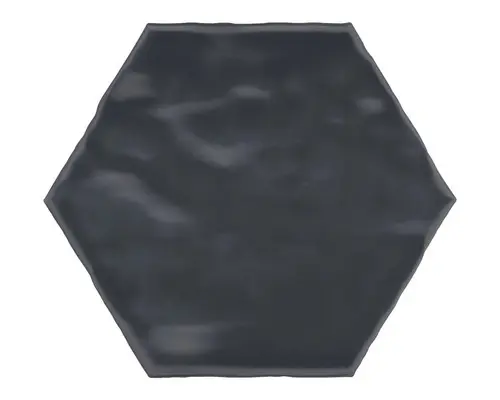 Steingut Wandfliese Artisan 15,0x17,5 cm blau glänzend