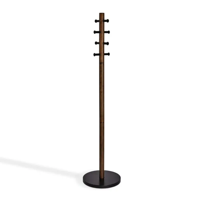 Kleiderständer in Dunkelbraun 51/165 cm