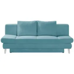 Schlafsofa in Kord Türkis