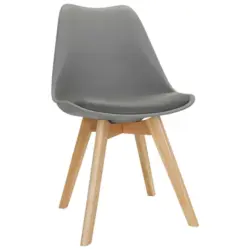 Stuhl-Set 4 St&uuml;ck in Lederlook