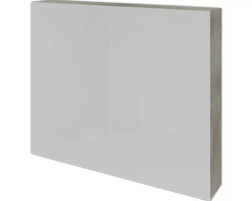 Spiegelschrank Sanox 2-türig 80x13x65 cm grain oak