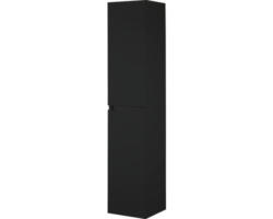 Hochschrank Sanox Frozen 170x35x35 cm mit 2 Türen schwarz matt