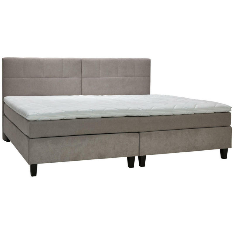 Boxspringbett 240/200 cm in Beige