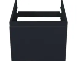Waschbeckenunterschrank Sanox Frozen 40x40x45 cm ohne Waschbecken schwarz matt