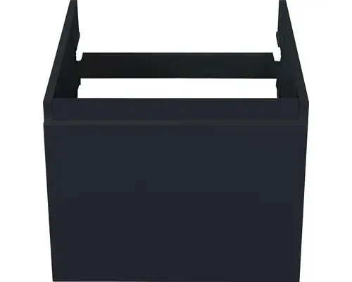 Waschbeckenunterschrank Sanox Frozen 40x40x45 cm ohne Waschbecken schwarz matt