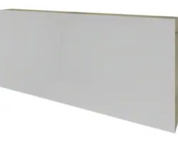 Spiegelschrank Sanox 3-türig 140x13x65 cm französiche Eiche