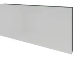 Spiegelschrank Sanox 3-türig 140x12x65 cm petrol doppelt verspiegelt