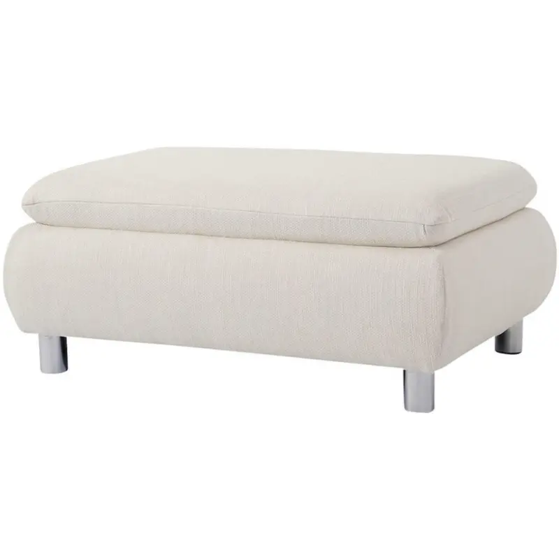 Hocker in Textil Creme