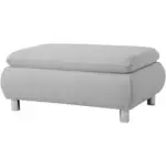 XXXLutz Lauterach - Ihr Möbelhaus bei Bregenz Hocker in Textil Silberfarben