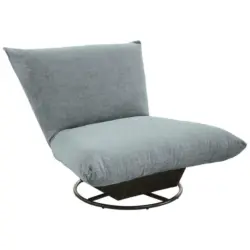 Relaxsessel in Textil Hellblau