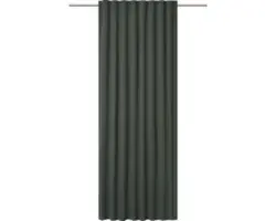 Vorhang mit Universalband Midnight dunkelgrün 140x255 cm