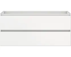 Waschbeckenunterschrank Allibert Lunik 55x120x46 cm ohne Waschbecken weiß glänzend