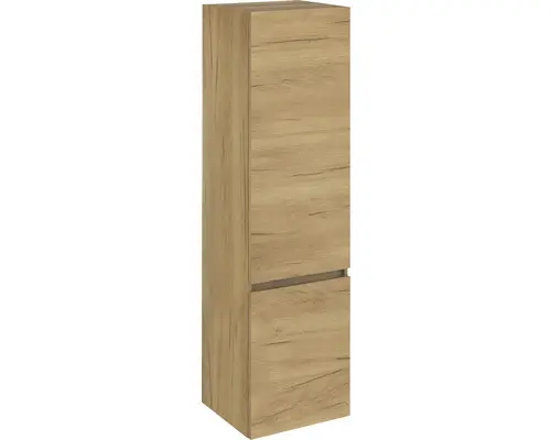 Hochschrank Allibert Lunik 156x40x35 cm eiche natur