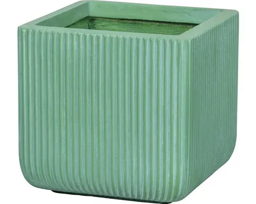 Pflanztopf Lafiora Kunststein 44x44 H 38 cm grün