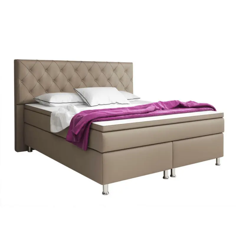 Boxspringbett 180/200 cm in Cappuccino