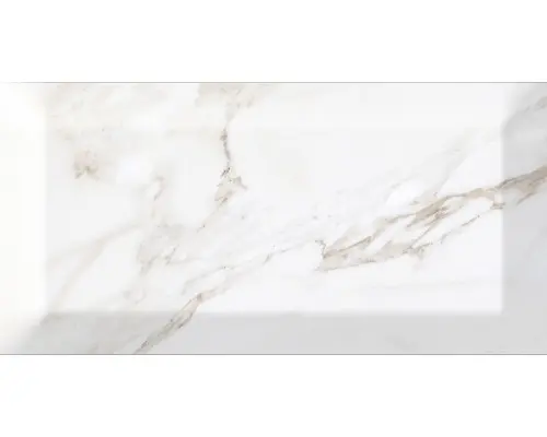 Steingut Wandfliese Metro 10,0x20,0 cm weiß glänzend