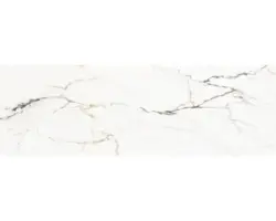 Steingut Wandfliese Torano 33,3x100,0 cm weiß matt rektifiziert